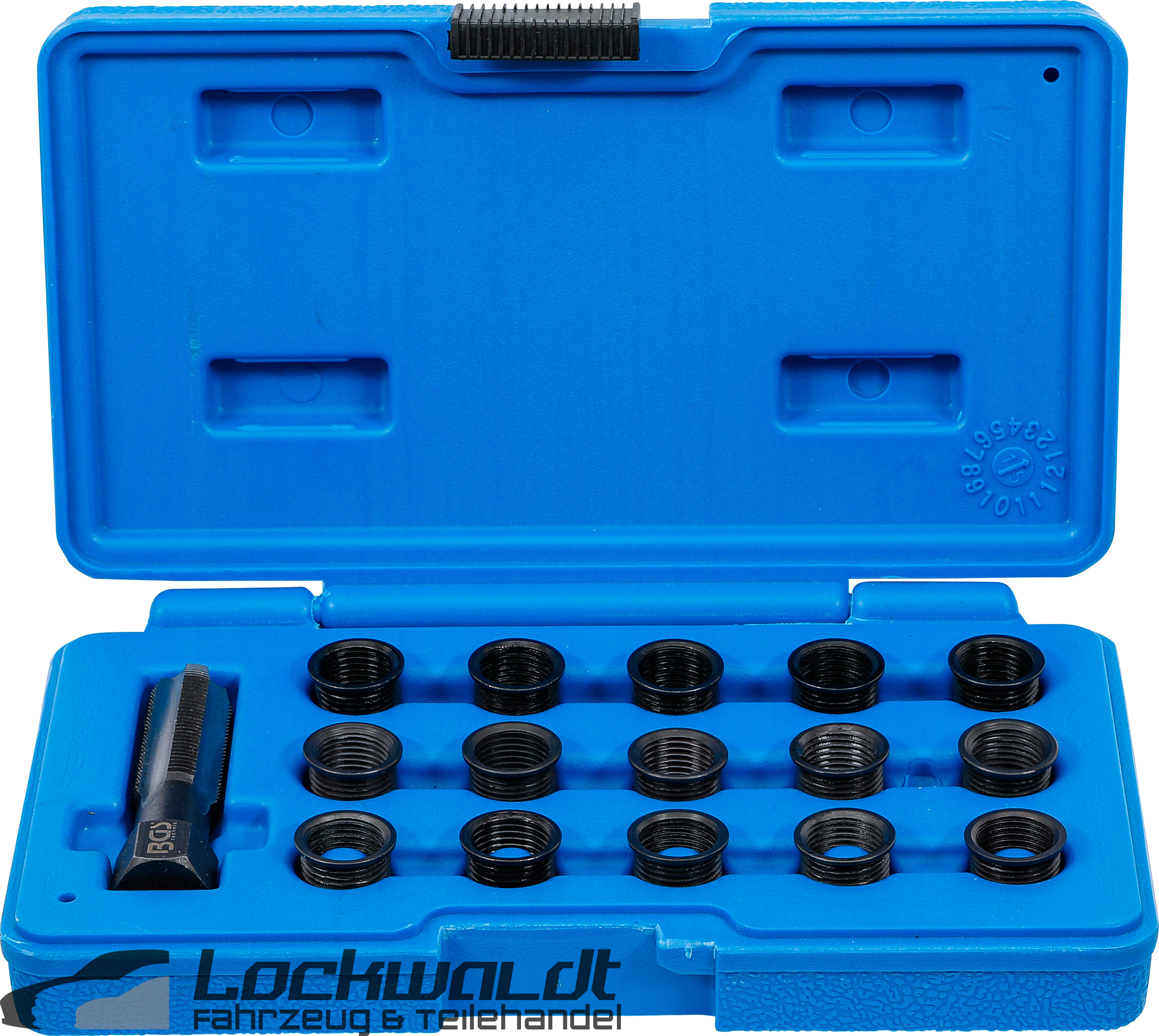 BGS Reparatursatz für Zündkerzengewinde | M14 x 1,25 mm | 16-tlg. - Bild 1 von 5